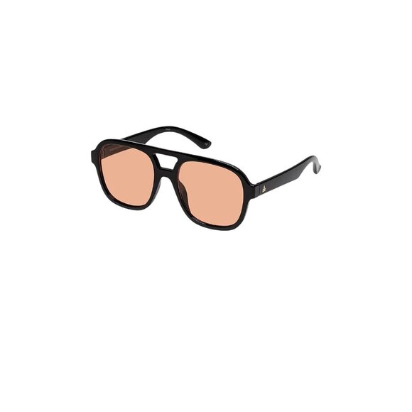 AIRE Whirlpool Sunglasses in Black & Tan Tint Unisex Sunnies main image 9